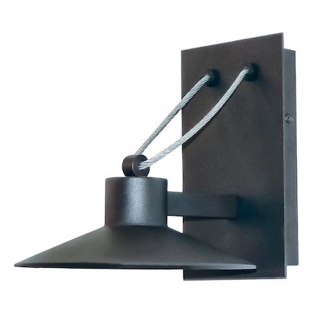 Civic 1-Light 13.5 Wide Architectural Bronze Outdoor Wall Sconce